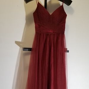 Burgundy Gown